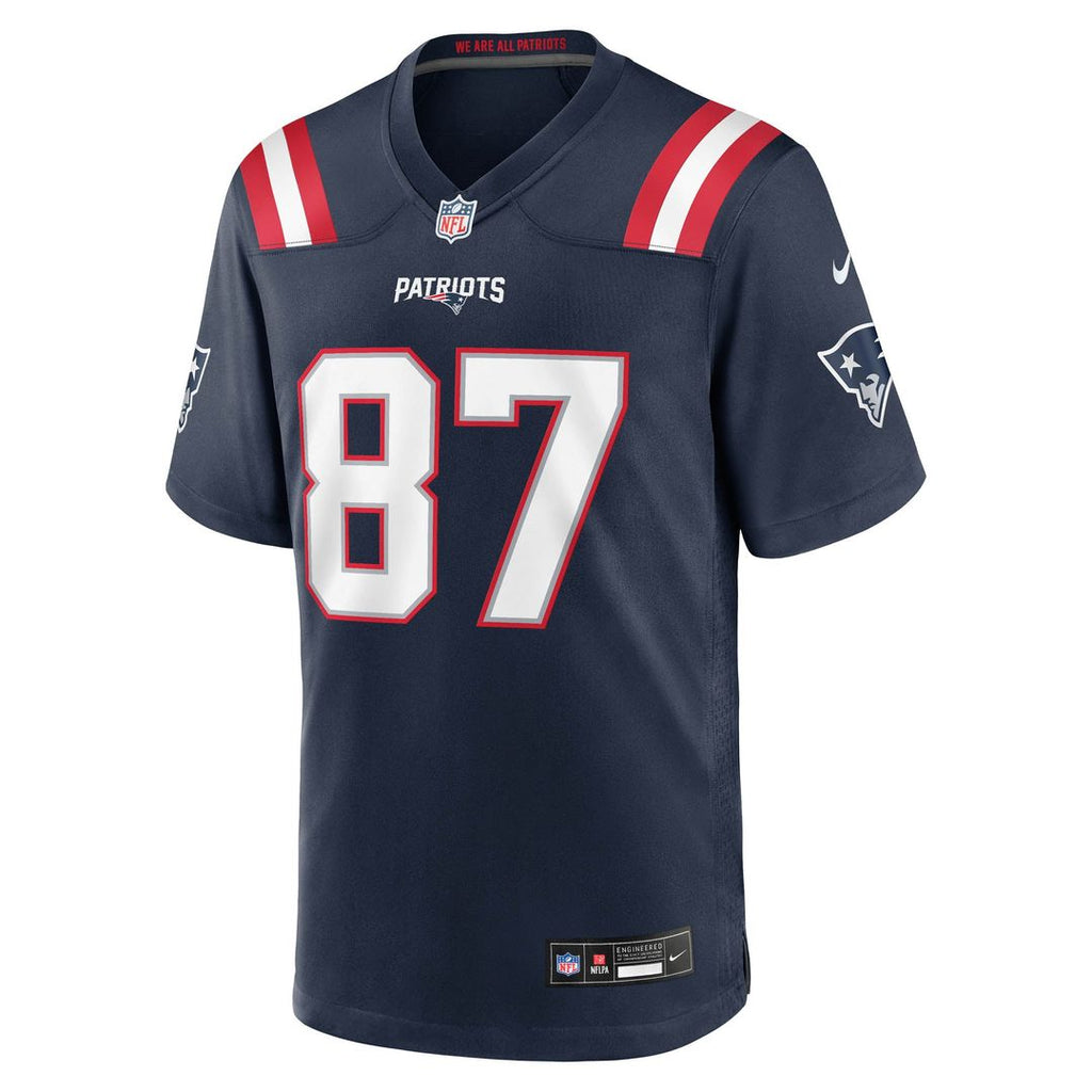 Romeo Doubs New England Patriots Game Jersey - Navy