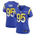 Poona Ford Los Angeles Rams Women's Team Game Jersey - Royal