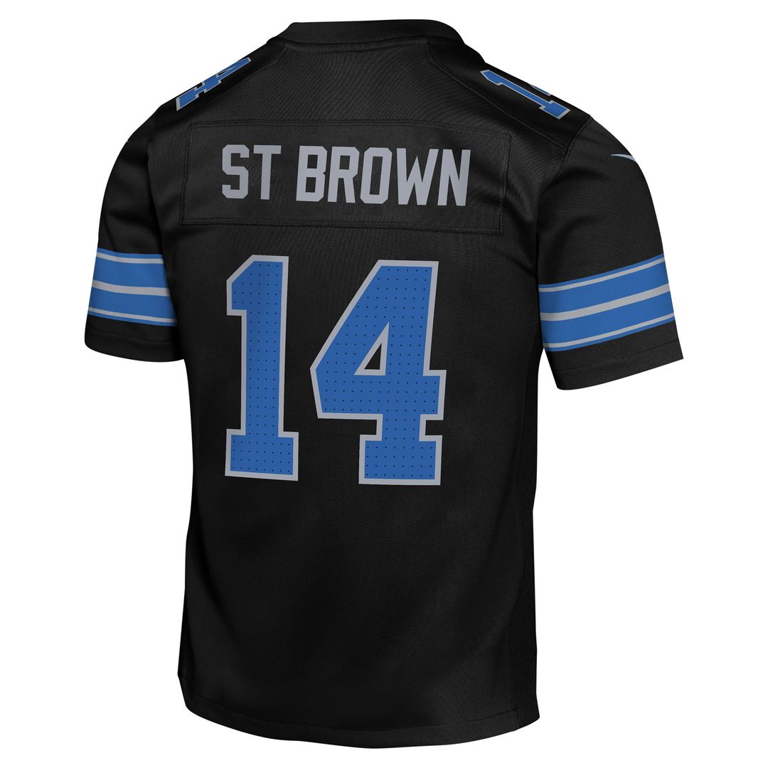 Amon - Ra St. Brown Detroit Lions Youth Game Jersey - Black