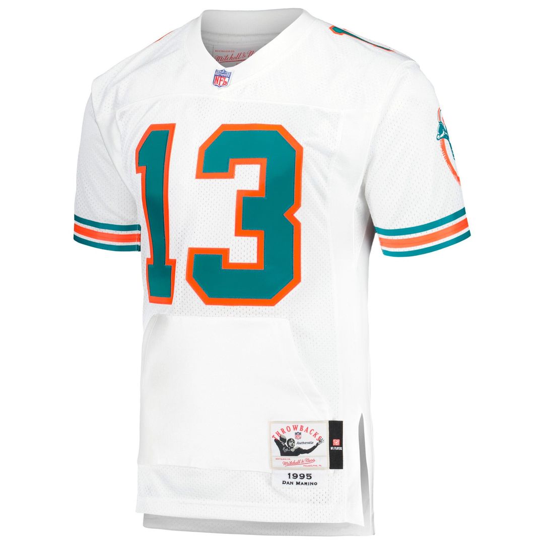 Dan Marino Miami Dolphins 1995 Authentic Throwback Retired Player Pocket Jersey - White