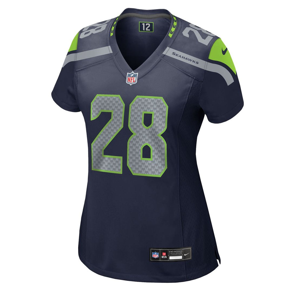 Nehemiah Pritchett Seattle Seahawks Women's Team Game Jersey - College Navy