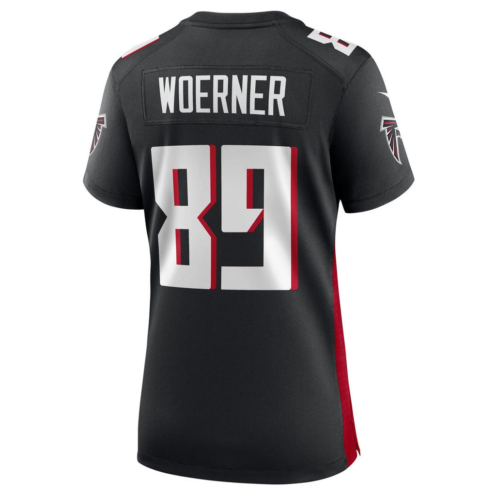 Charlie Woerner Atlanta Falcons Women's Game Jersey - Black