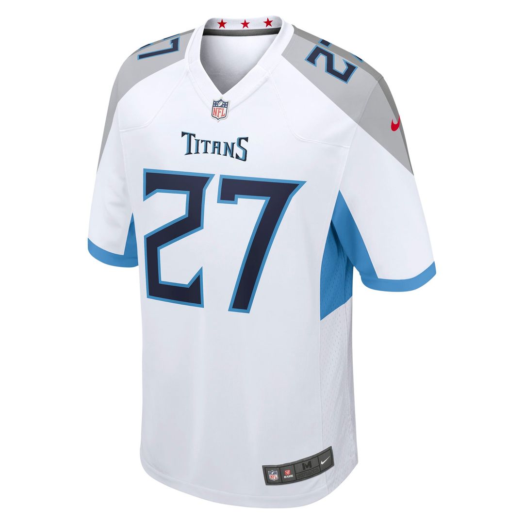 Eddie George Tennessee Titans Retired Player Game Jersey - White