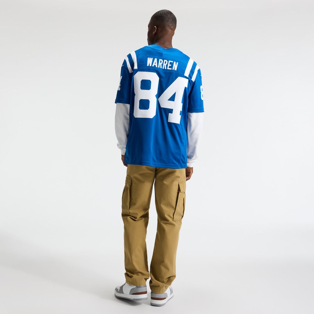 Tyler Warren Indianapolis Colts Team Vapor F.U.S.E. Stitched Limited Jersey - Royal