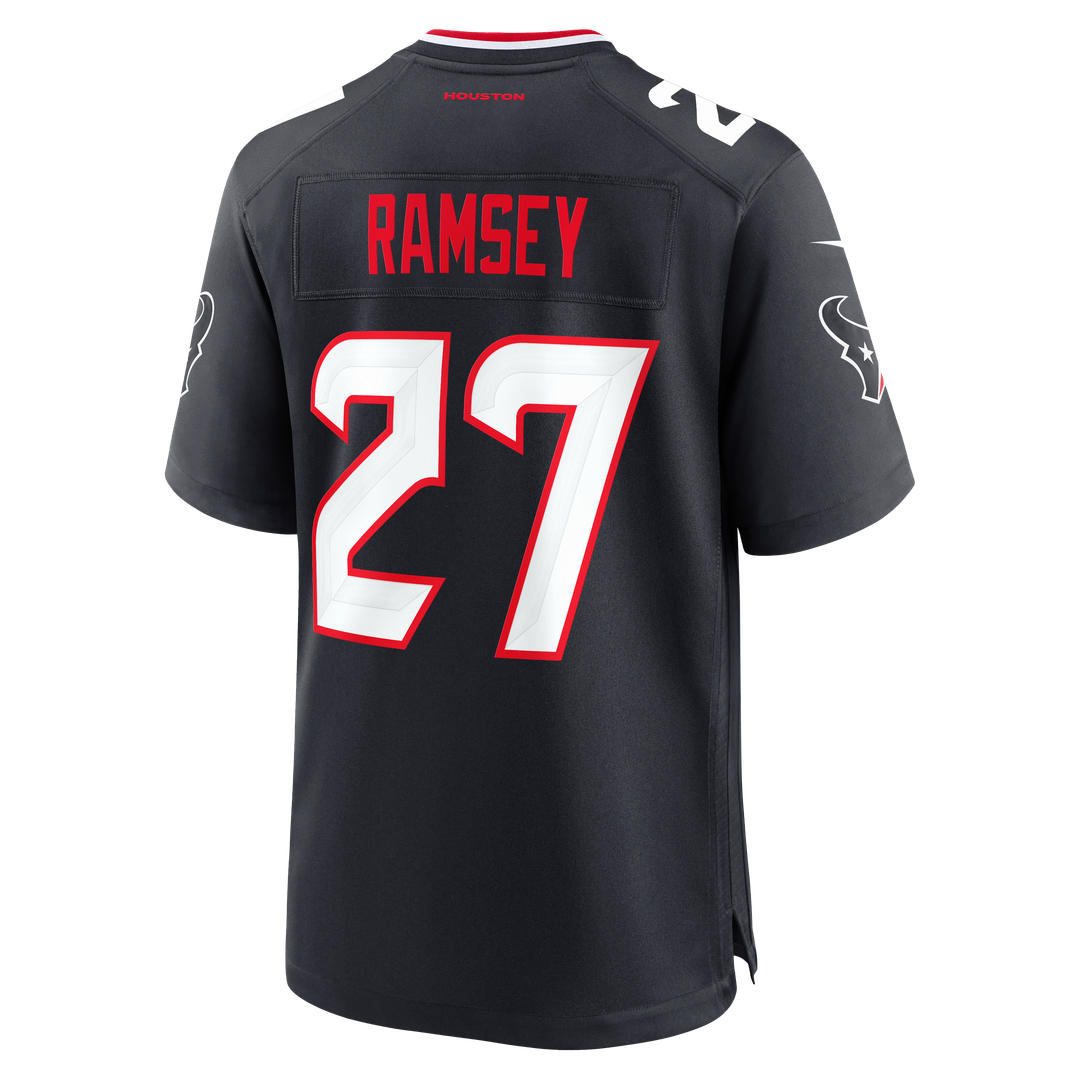 Kamari Ramsey Houston Texans Team Game Jersey - Navy