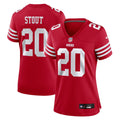 Upton Stout San Francisco 49ers Women's Team Game Jersey - Scarlet
