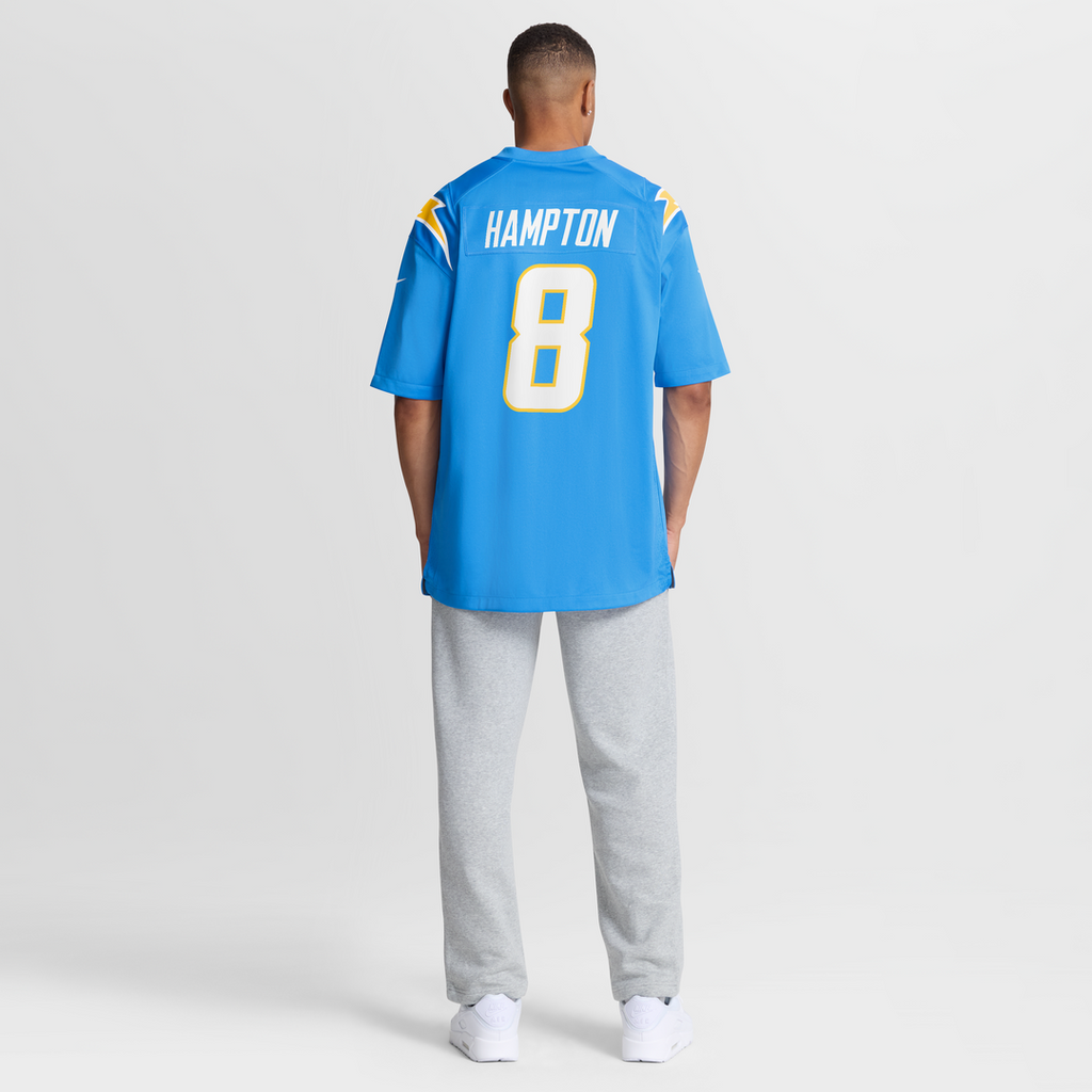Omarion Hampton Los Angeles Chargers Team Game Jersey - Powder Blue