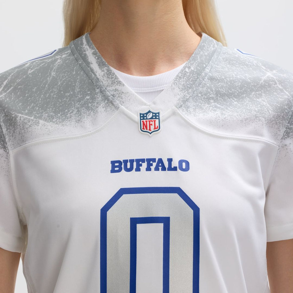Keon Coleman Buffalo Bills Women's Rivalries Collection Game Jersey - White
