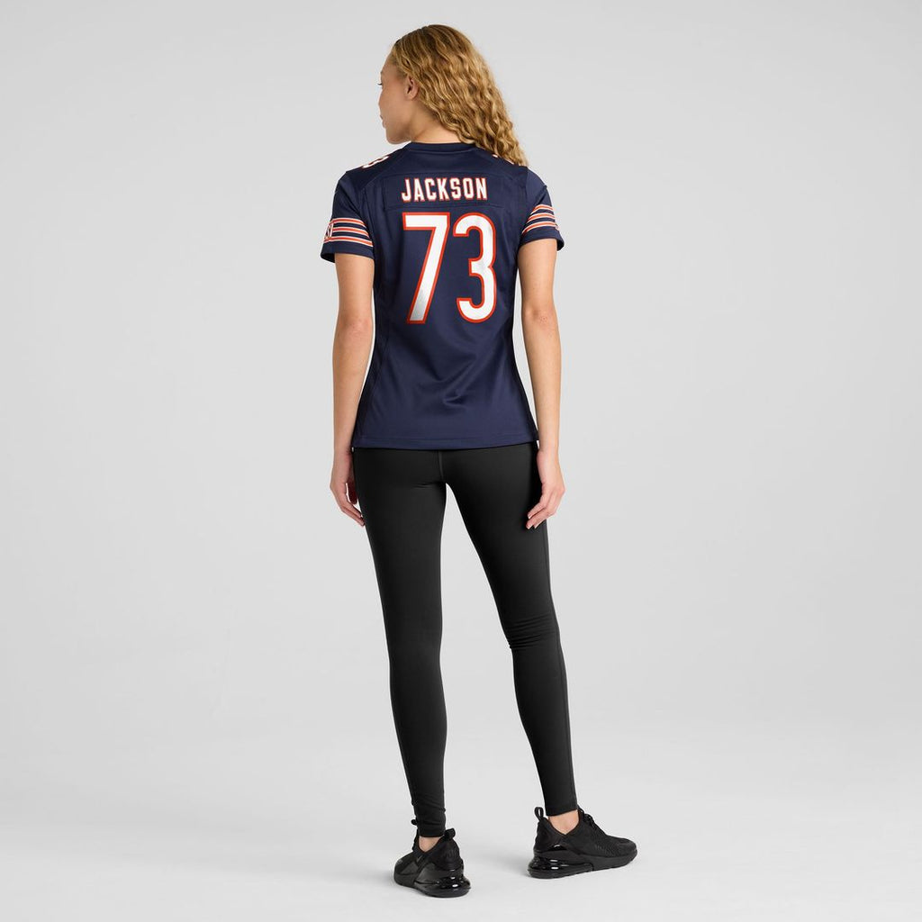 Jonah Jackson Chicago Bears Women's Team Game Jersey - Navy