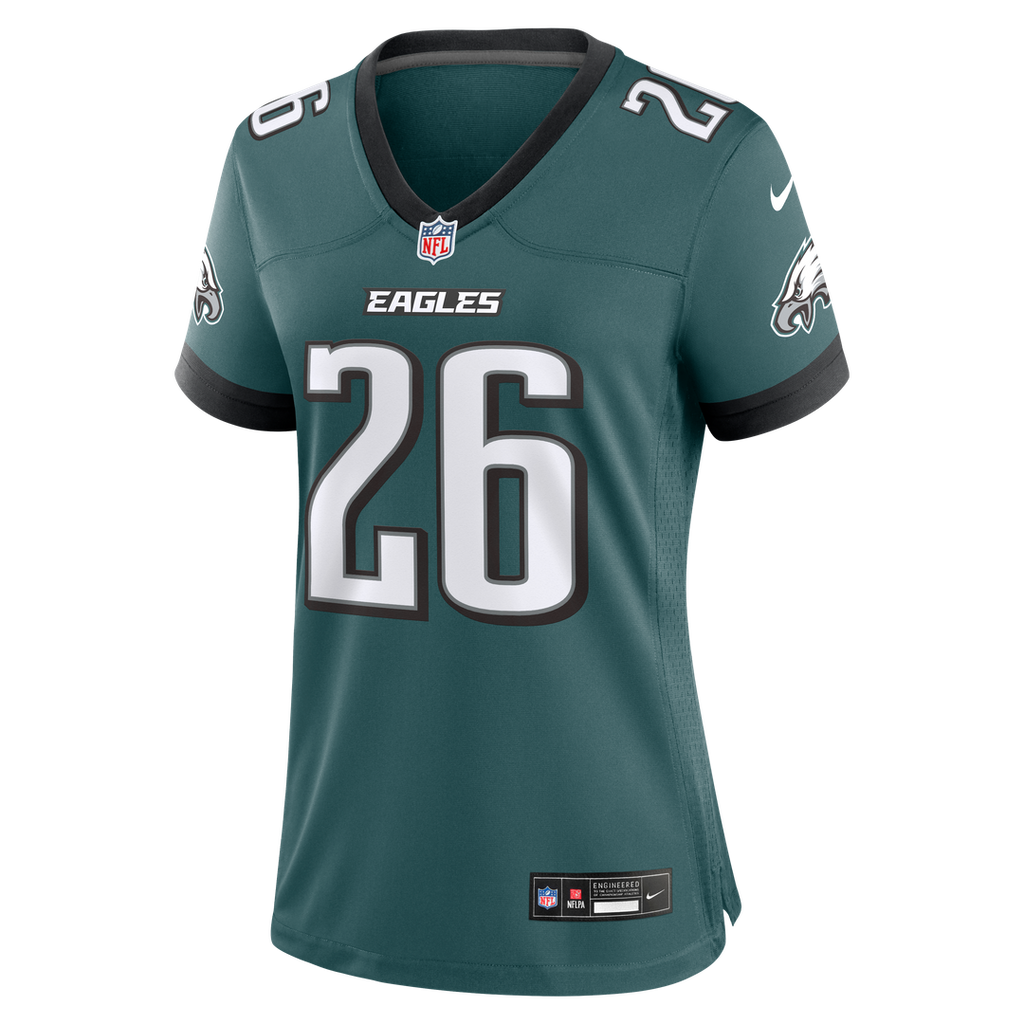 Saquon Barkley Philadelphia Eagles Women's Team Game Jersey - Midnight Green
