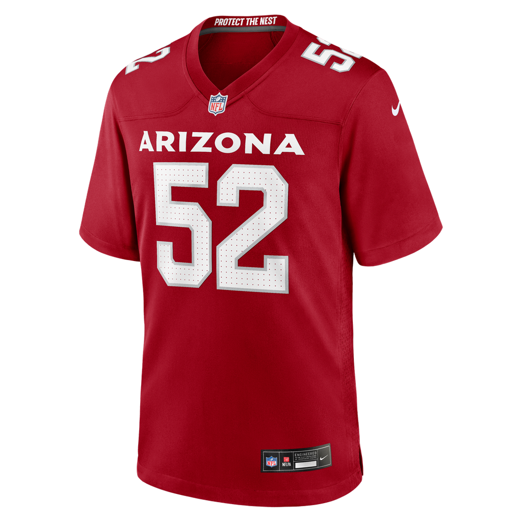 Jordan Burch Arizona Cardinals Team Game Jersey - Cardinal