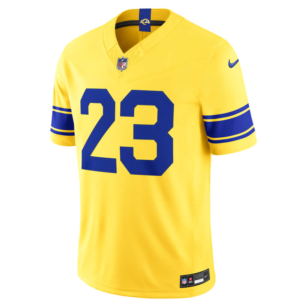 Kyren Williams Los Angeles Rams Classic Sol Vapor F.U.S.E. Stitched Limited Jersey