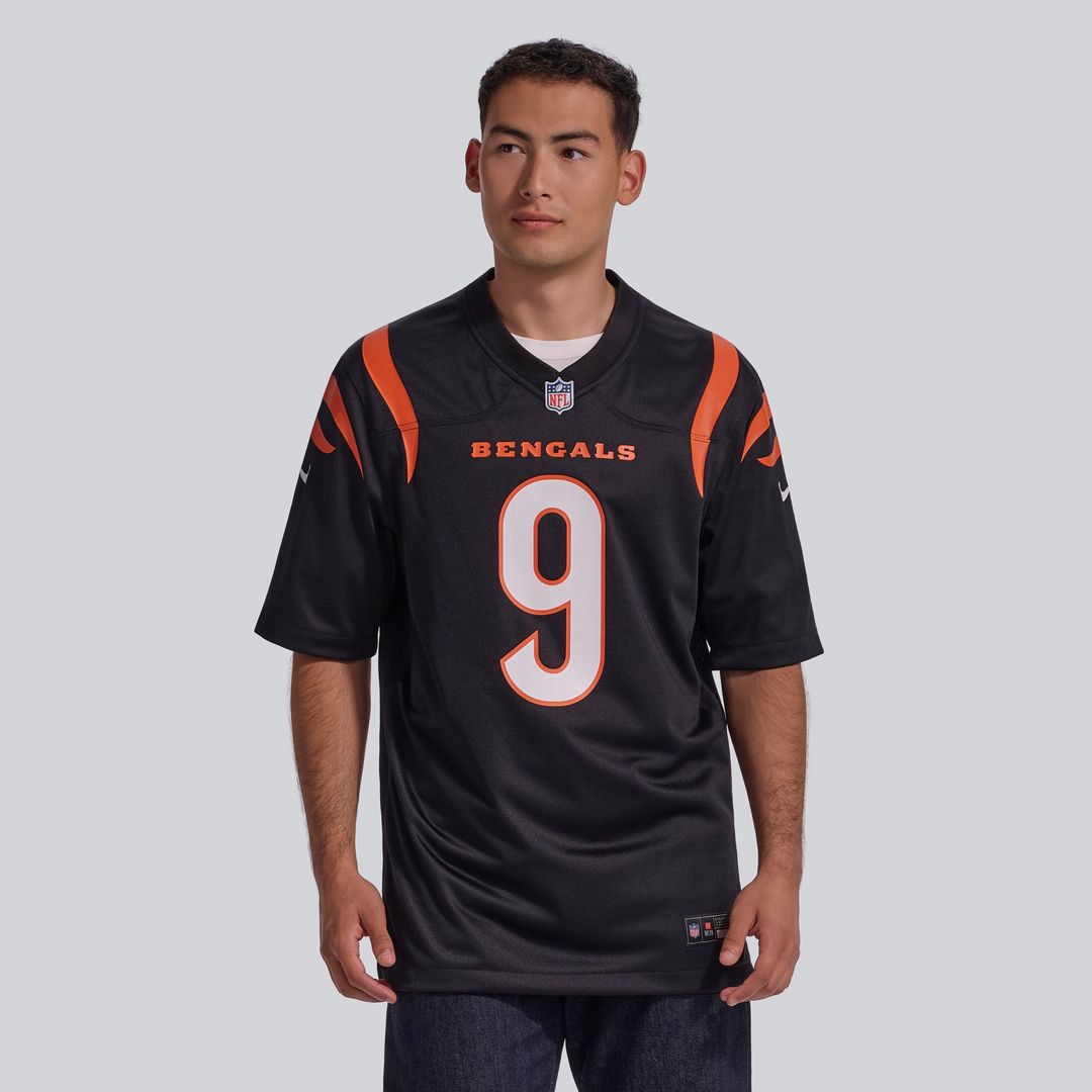 Joe Burrow Cincinnati Bengals Player Game Jersey - Black