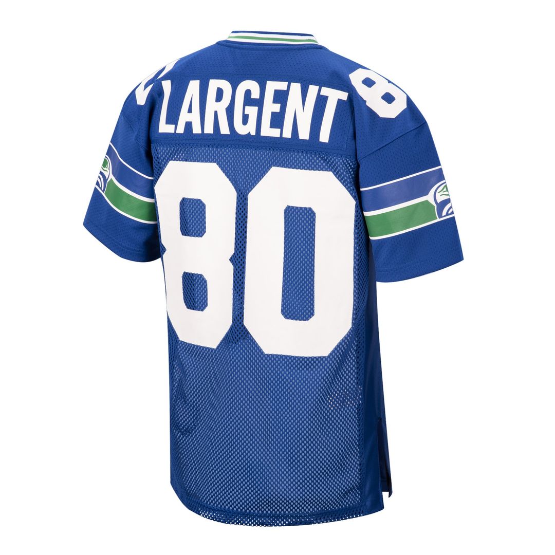 Steve Largent Seattle Seahawks 1985 Authentic Throwback Retired Player Jersey - Royal