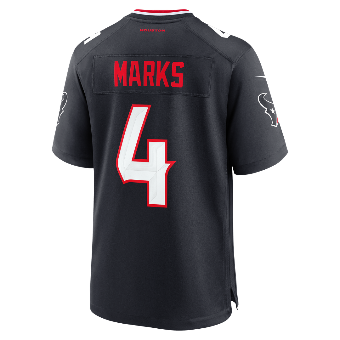 Woody Marks Houston Texans Team Game Jersey - Navy