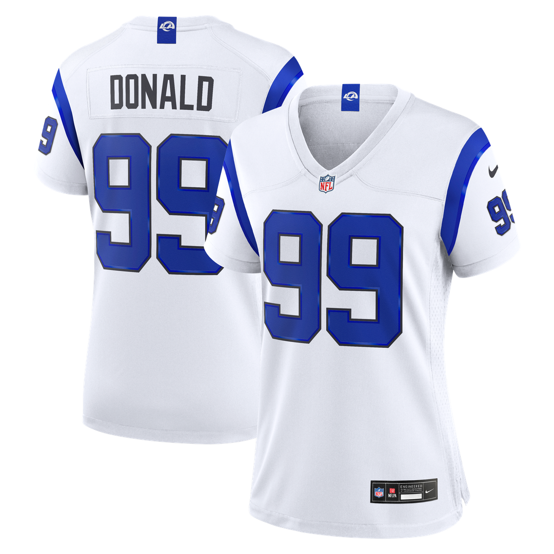 Aaron Donald Los Angeles Rams Women's Alternate Game Jersey - White