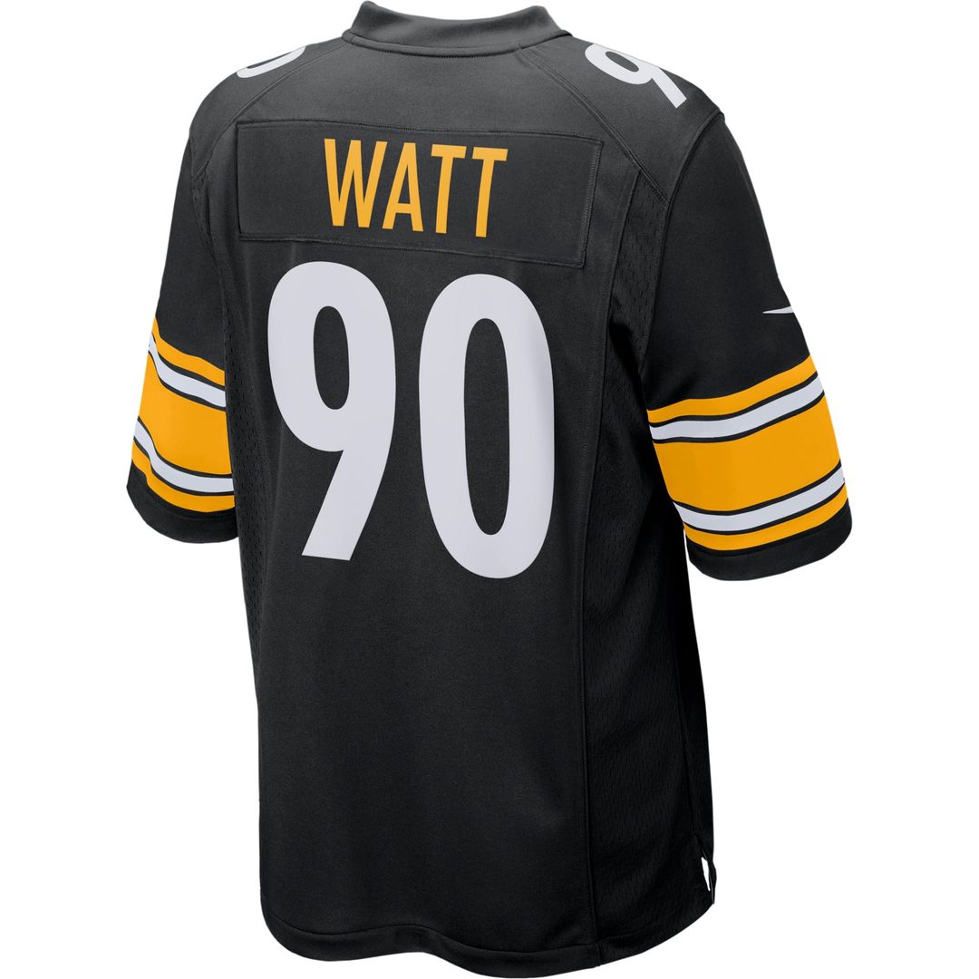 T.J. Watt Pittsburgh Steelers Youth Game Jersey - Black