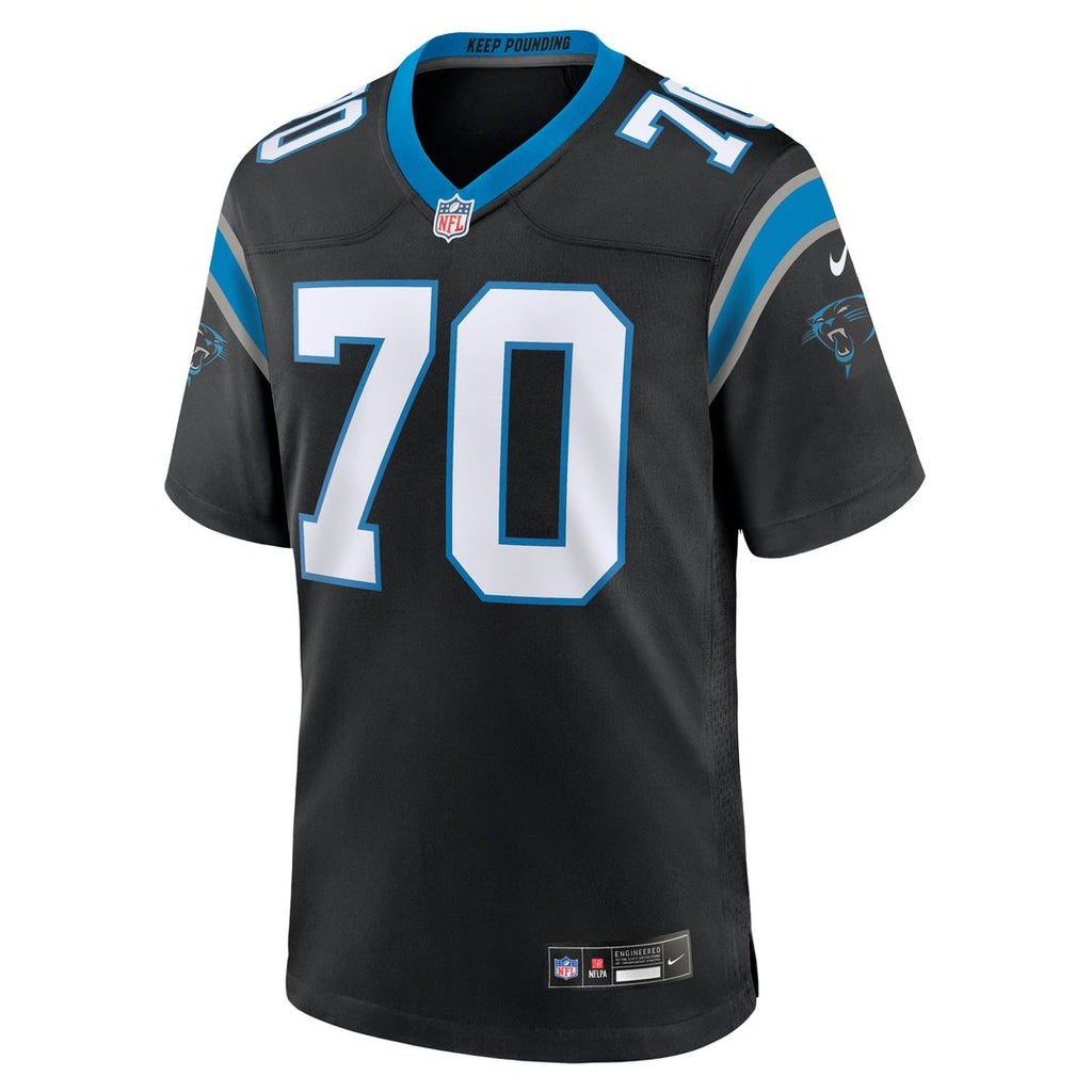 Brady Christensen Carolina Panthers Team Game Jersey - Black