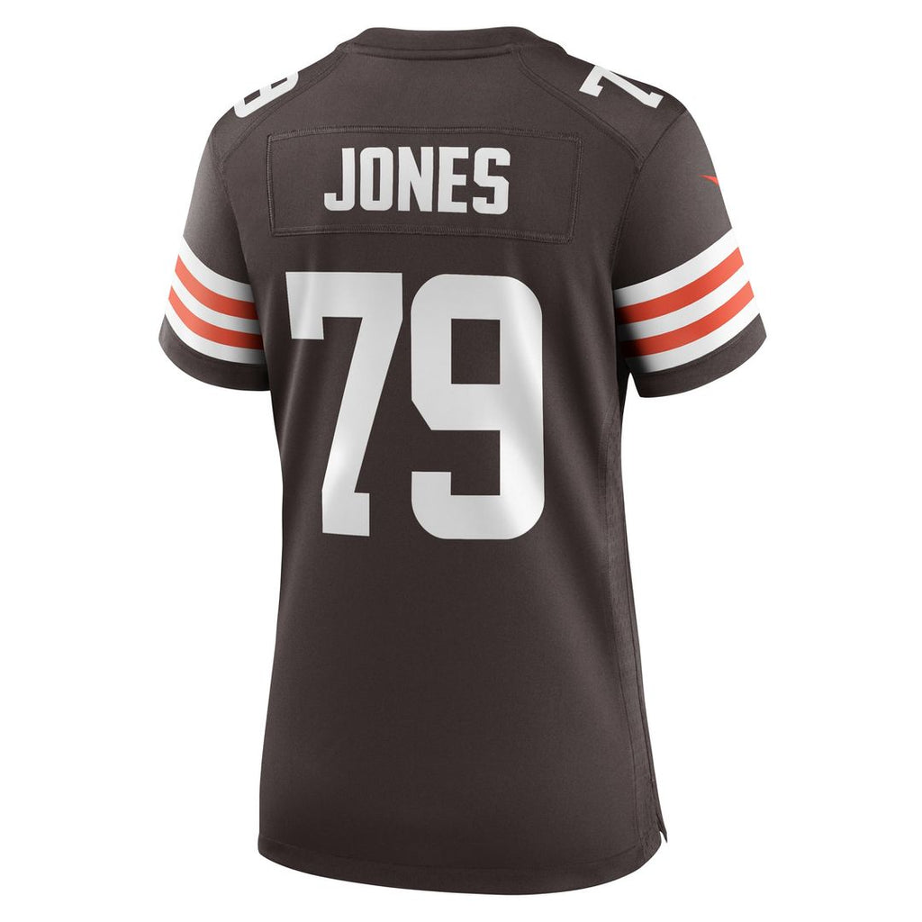 Dawand Jones Cleveland Browns Women's Team Game Jersey - Brown