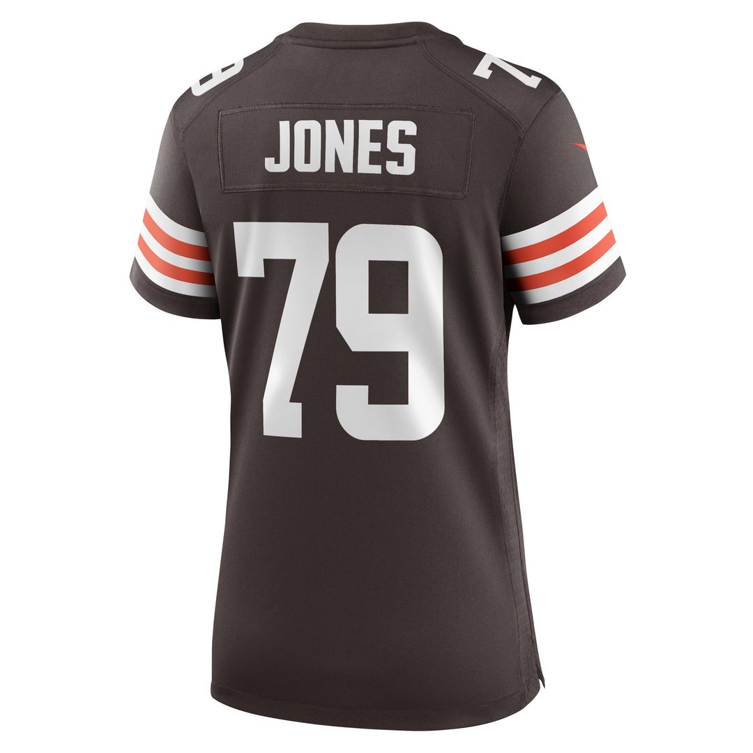 Dawand Jones Cleveland Browns Women's Team Game Jersey - Brown