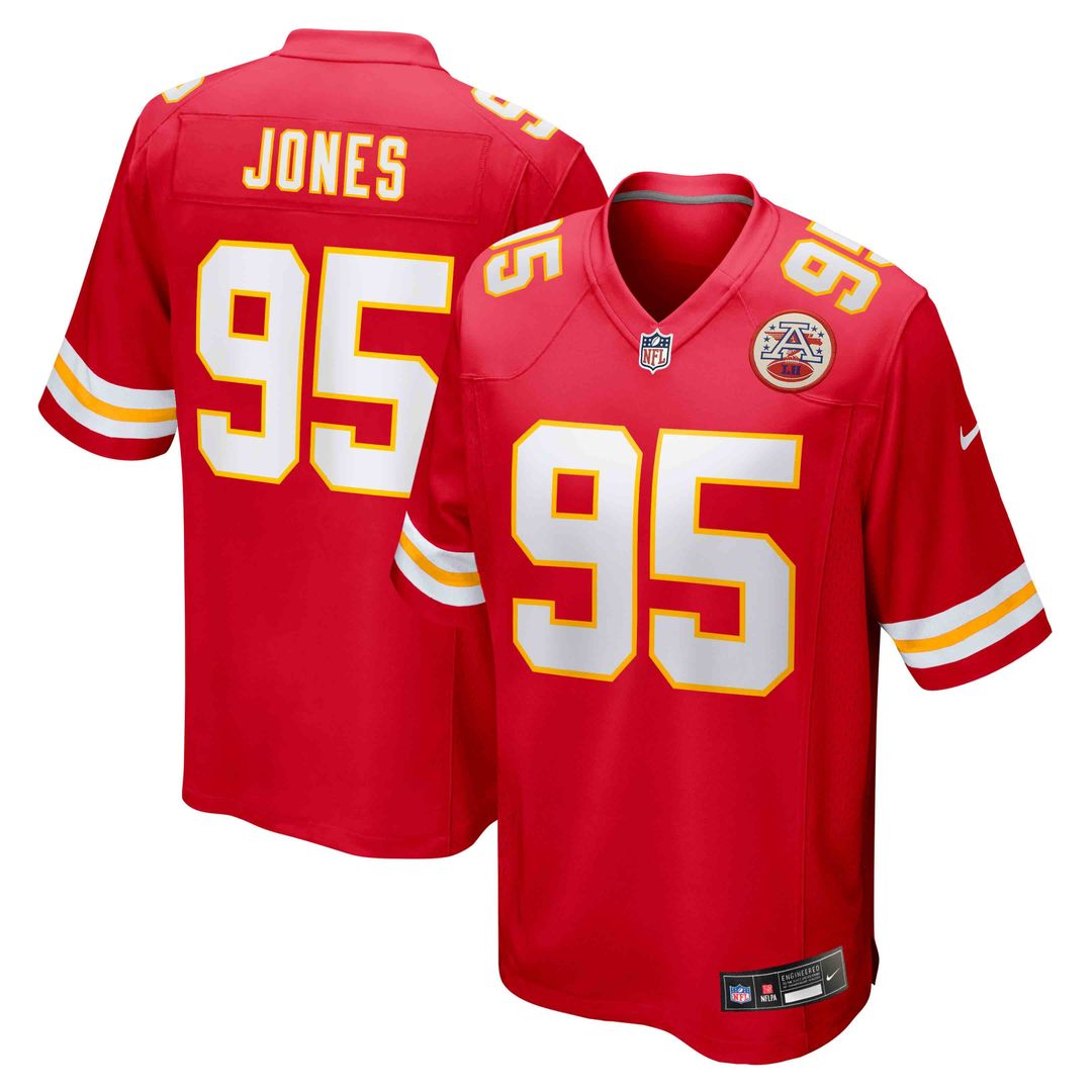 Chris Jones Kansas City Chiefs Game Jersey - Red