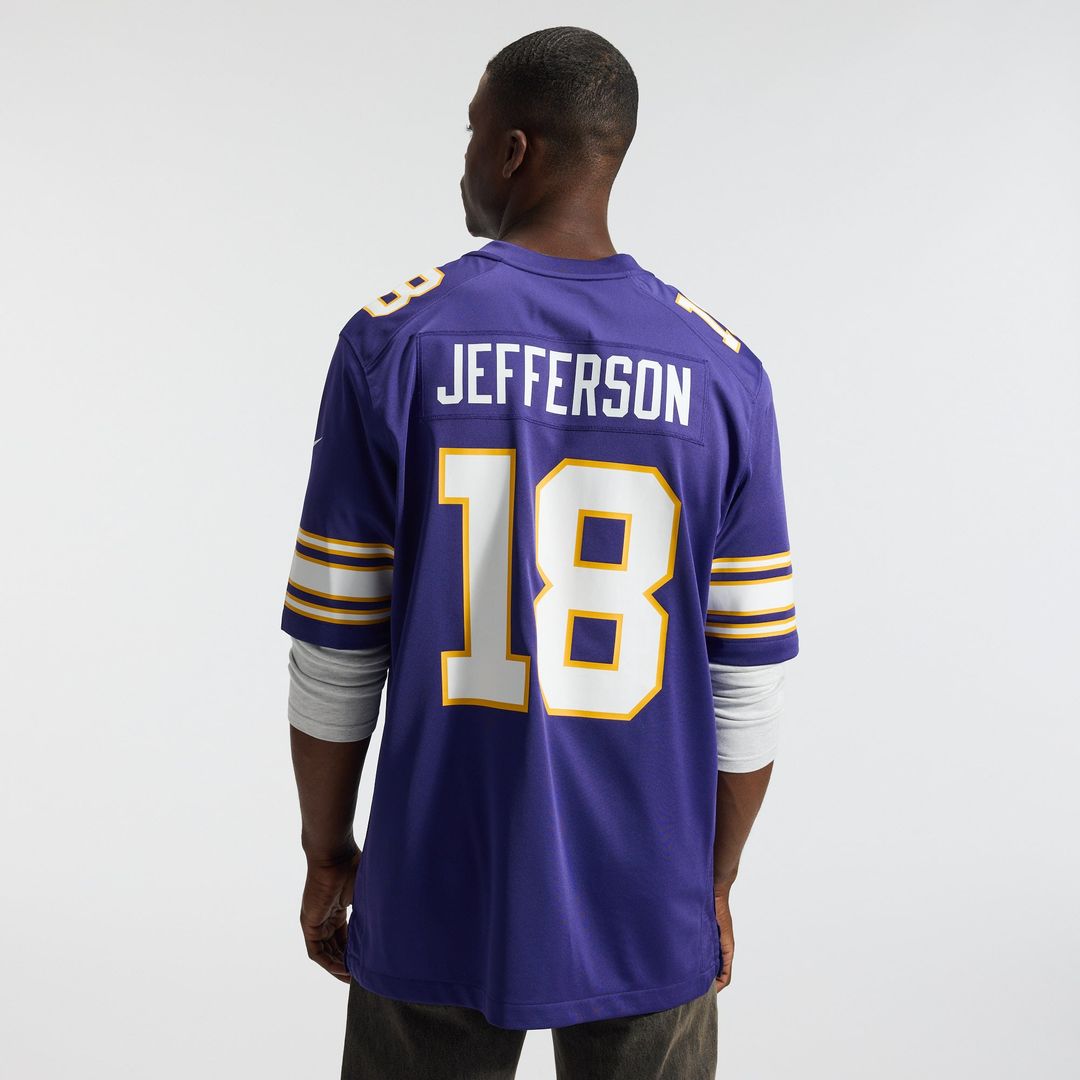 Justin Jefferson Minnesota Vikings Classic Player Game Jersey - Purple