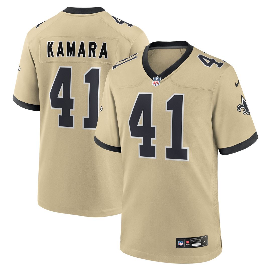Alvin Kamara New Orleans Saints Youth Game Jersey - White