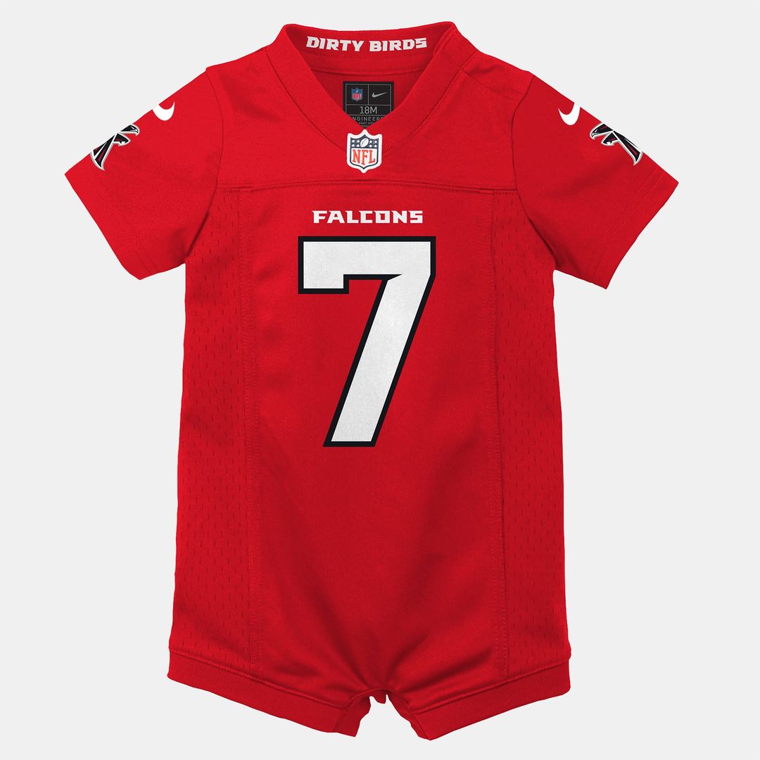 Bijan Robinson Atlanta Falcons Newborn Romper Game Jersey - Red