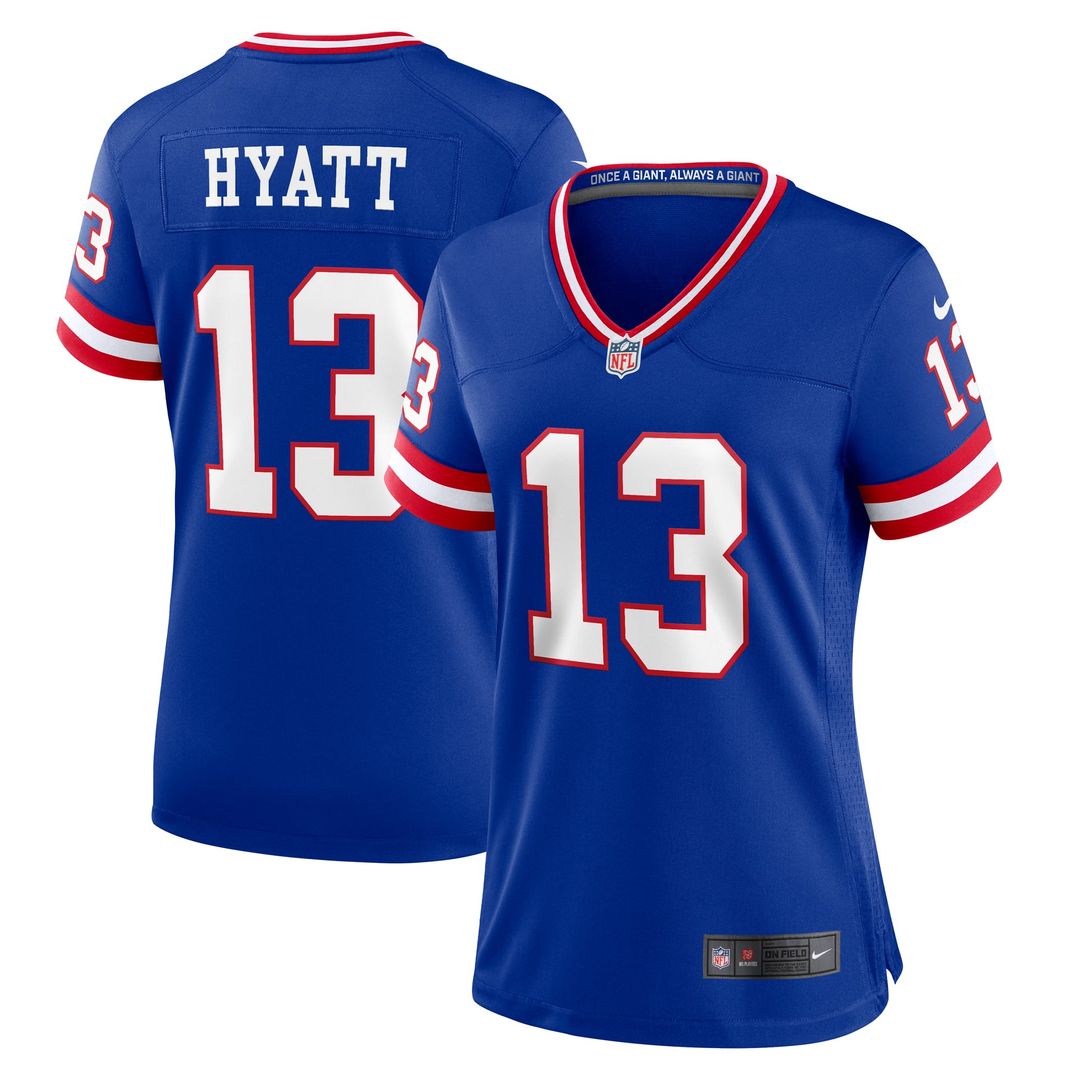 Jalin Hyatt New York Giants Women's Alternate Game Jersey - Century Red