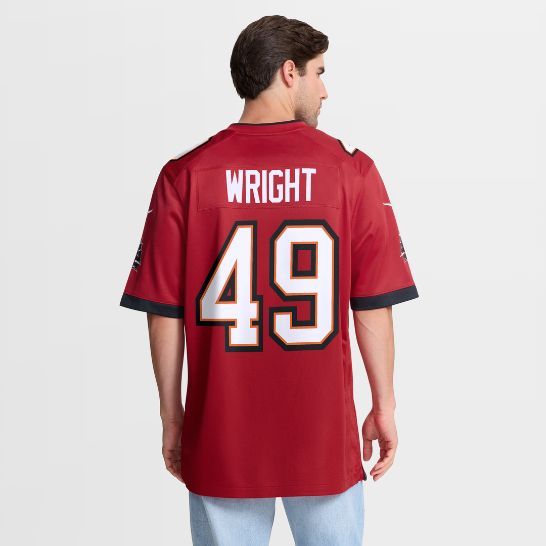 Owen Wright Tampa Bay Buccaneers Team Game Jersey - Red