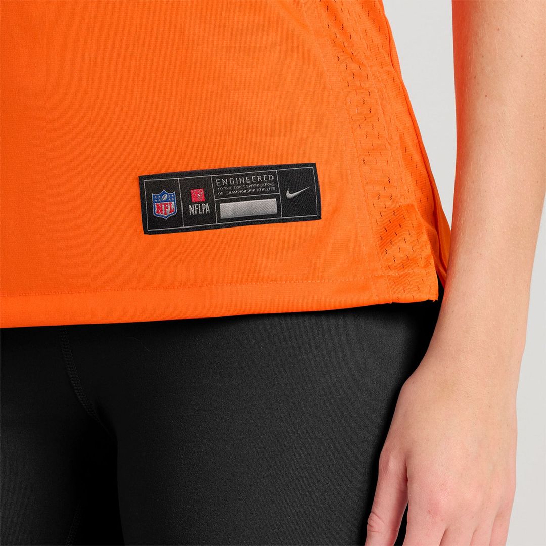 Jeremy Crawshaw Denver Broncos Women's Team Game Jersey - Orange