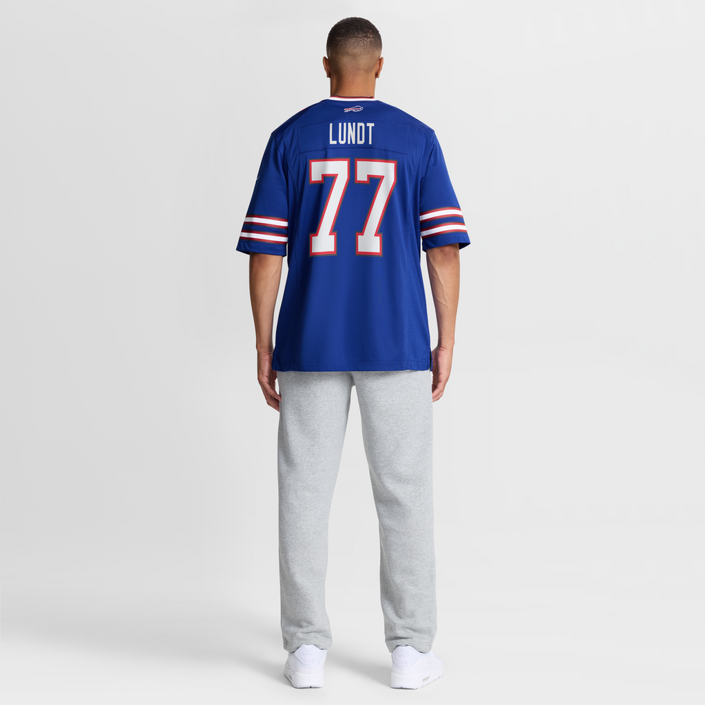 Chase Lundt Buffalo Bills Team Game Jersey - Royal