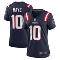 Drake Maye New England Patriots Women's Player Game Jersey - Navy