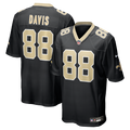 Shaquan Davis New Orleans Saints Game Jersey - Black