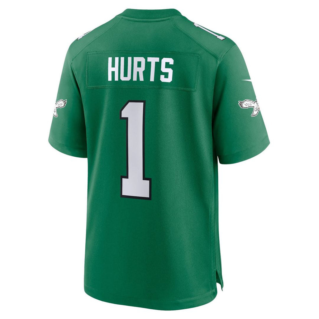 Jalen Hurts Philadelphia Eagles Youth Game Jersey - Green