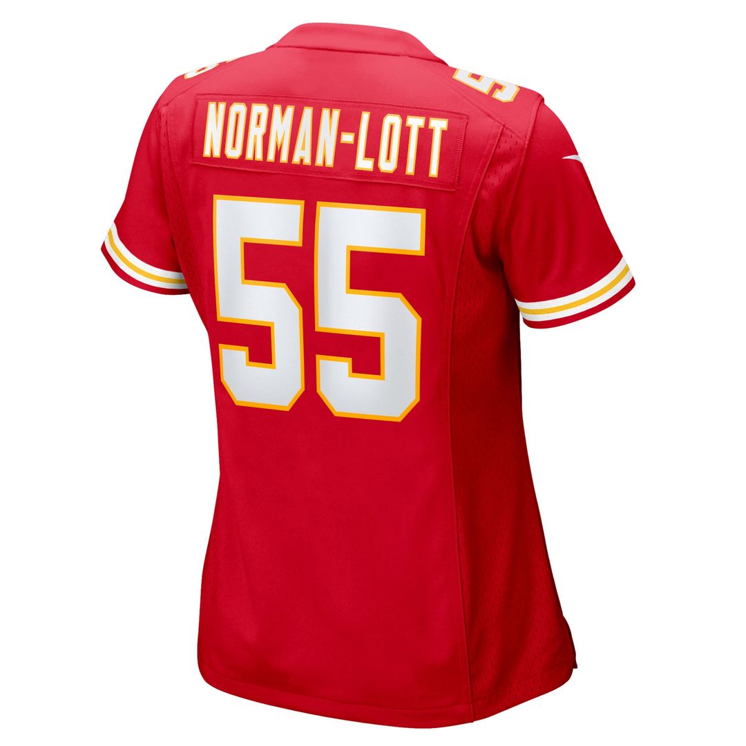 Omarr Norman - Lott Kansas City Chiefs Women's Team Game Jersey - Red