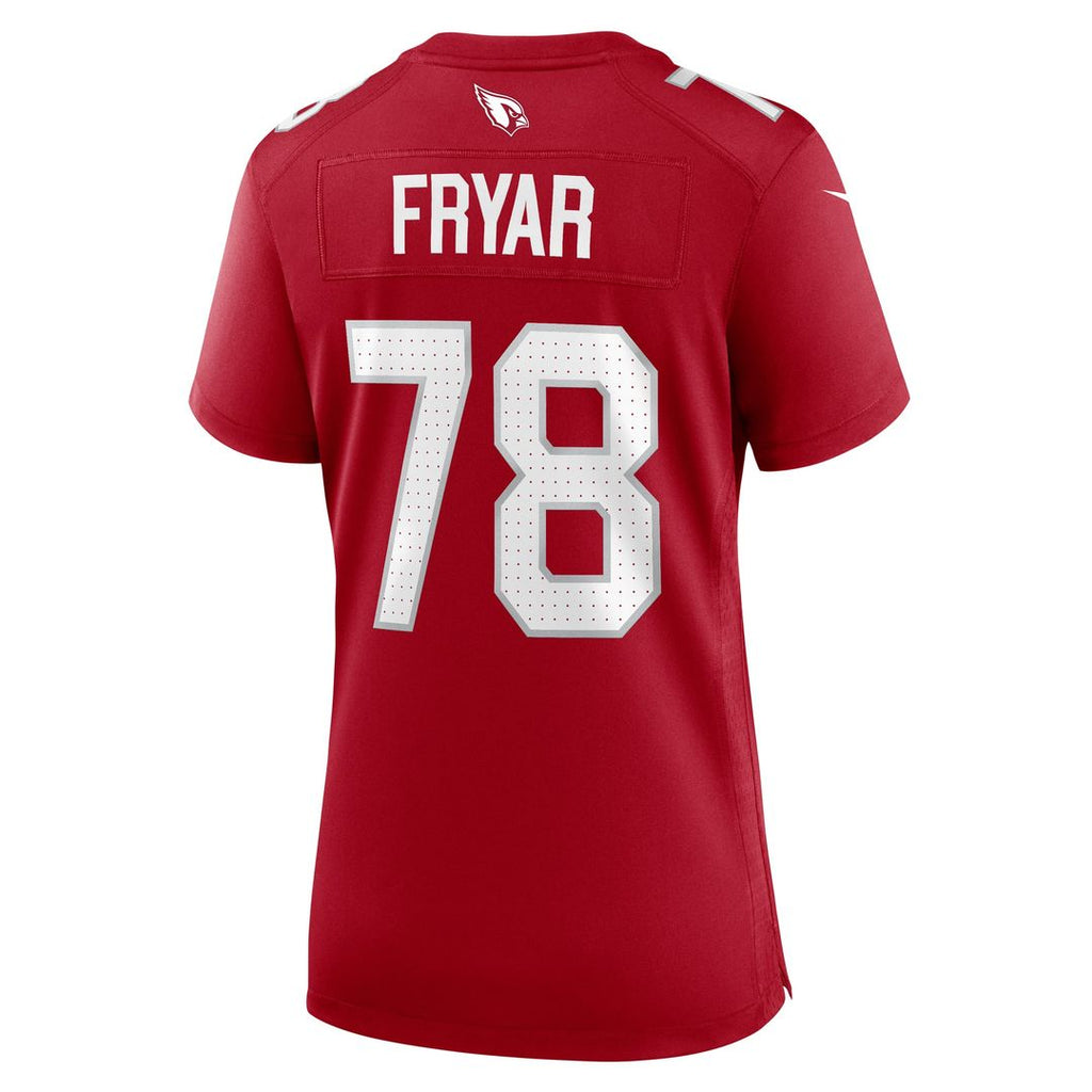 Josh Fryar Arizona Cardinals Women's Team Game Jersey - Cardinal