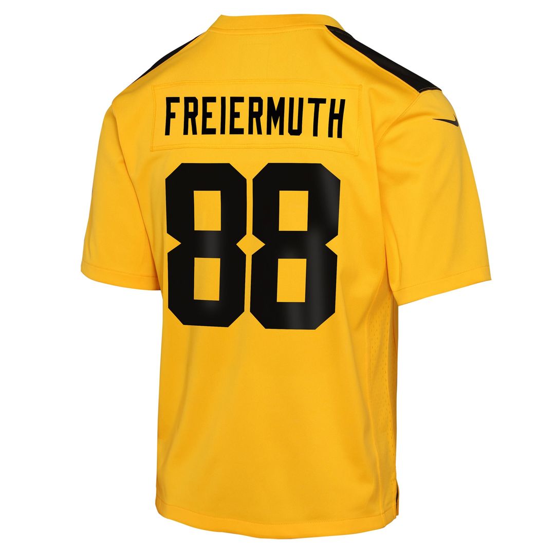 Pat Freiermuth Pittsburgh Steelers Youth Alternate 1933 Throwback Game Jersey - Gold