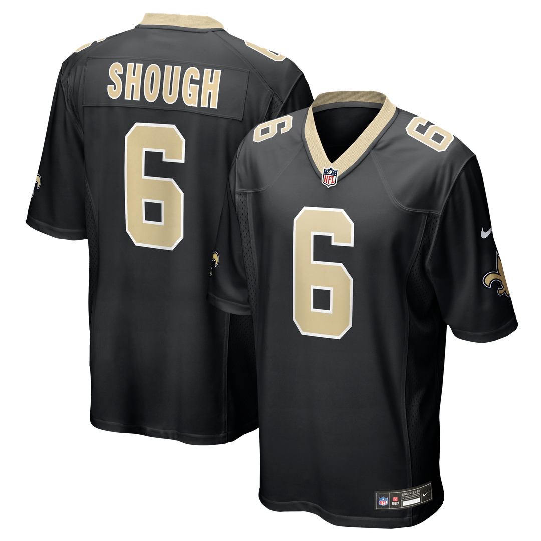 Tyler Shough New Orleans Saints White Game Player Jersey