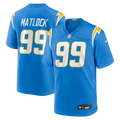 Scott Matlock Los Angeles Chargers Team Game Jersey - Powder Blue