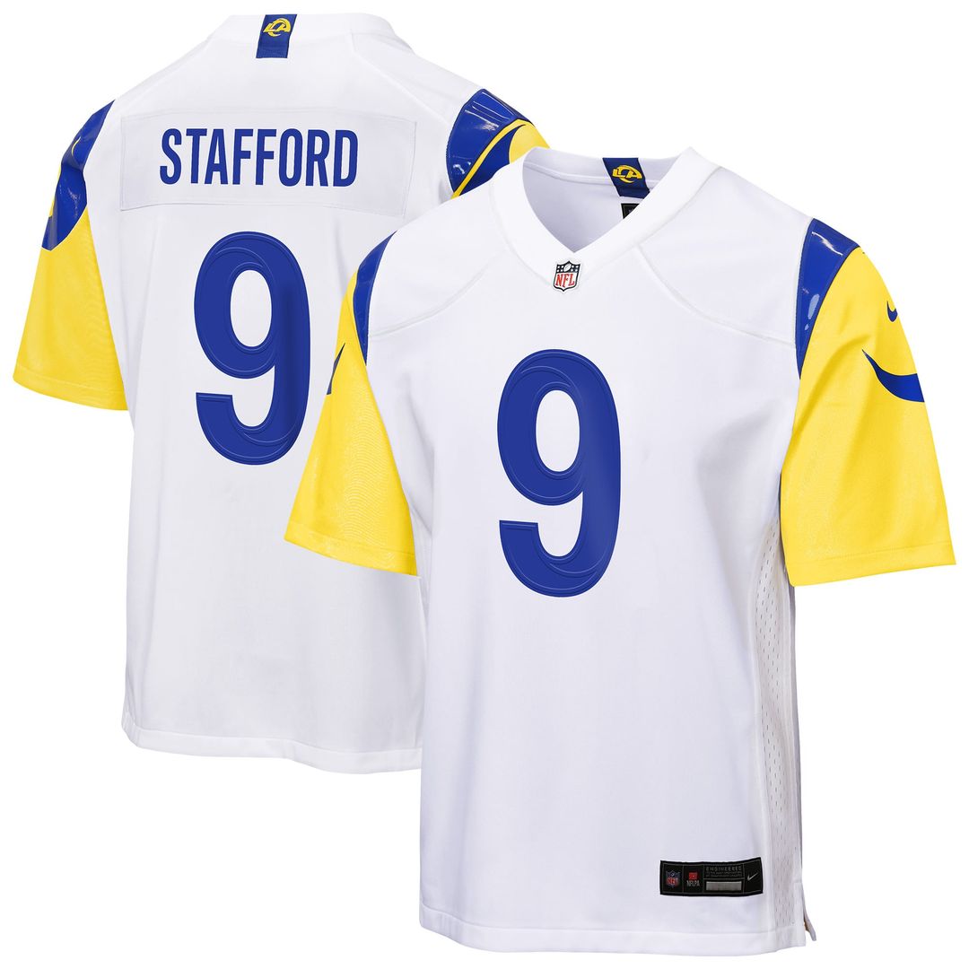Matthew Stafford Los Angeles Rams Youth Game Jersey - White