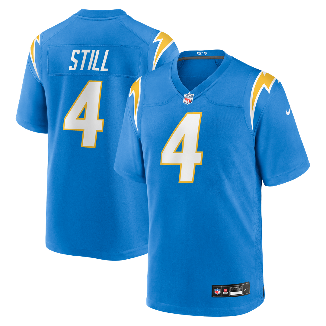 Tarheeb Still Los Angeles Chargers Team Game Jersey - Powder Blue