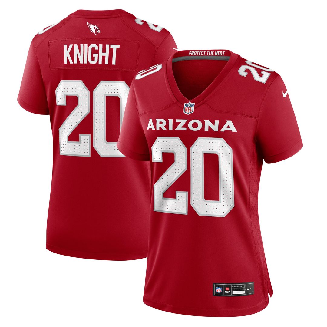 Zonovan Knight Arizona Cardinals Women's Team Game Jersey - Cardinal