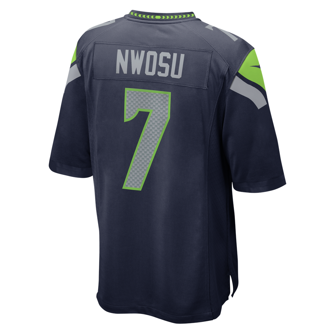 Uchenna Nwosu Seattle Seahawks Team Game Jersey - College Navy