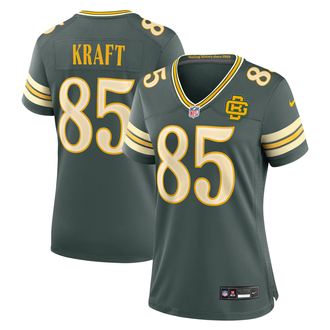 Tucker Kraft Green Bay Packers Women's 2026 Rivalries Collection Game Jersey - Green