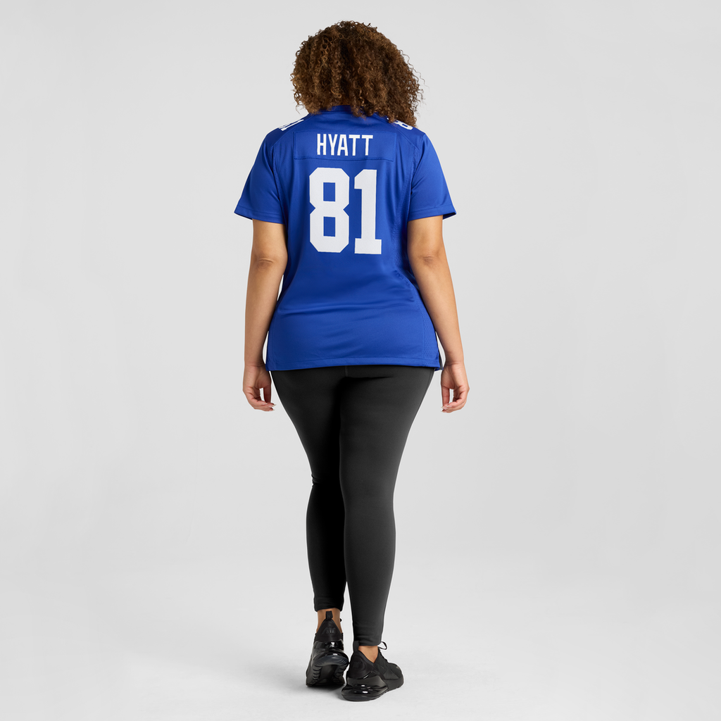 Jalin Hyatt New York Giants Women's Team Game Jersey - Royal