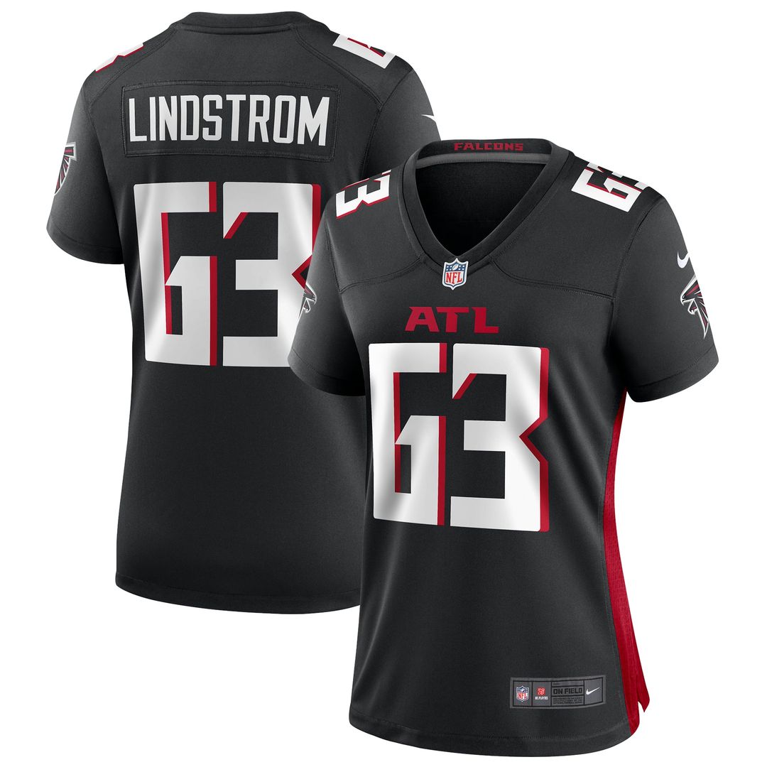 Chris Lindstrom Atlanta Falcons Women's Game Jersey - Black