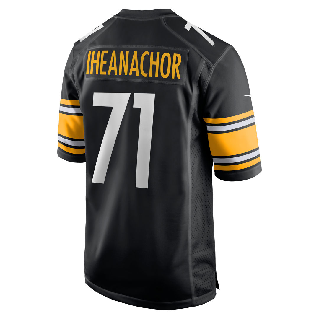 Max Iheanachor Pittsburgh Steelers Team Game Jersey - Black