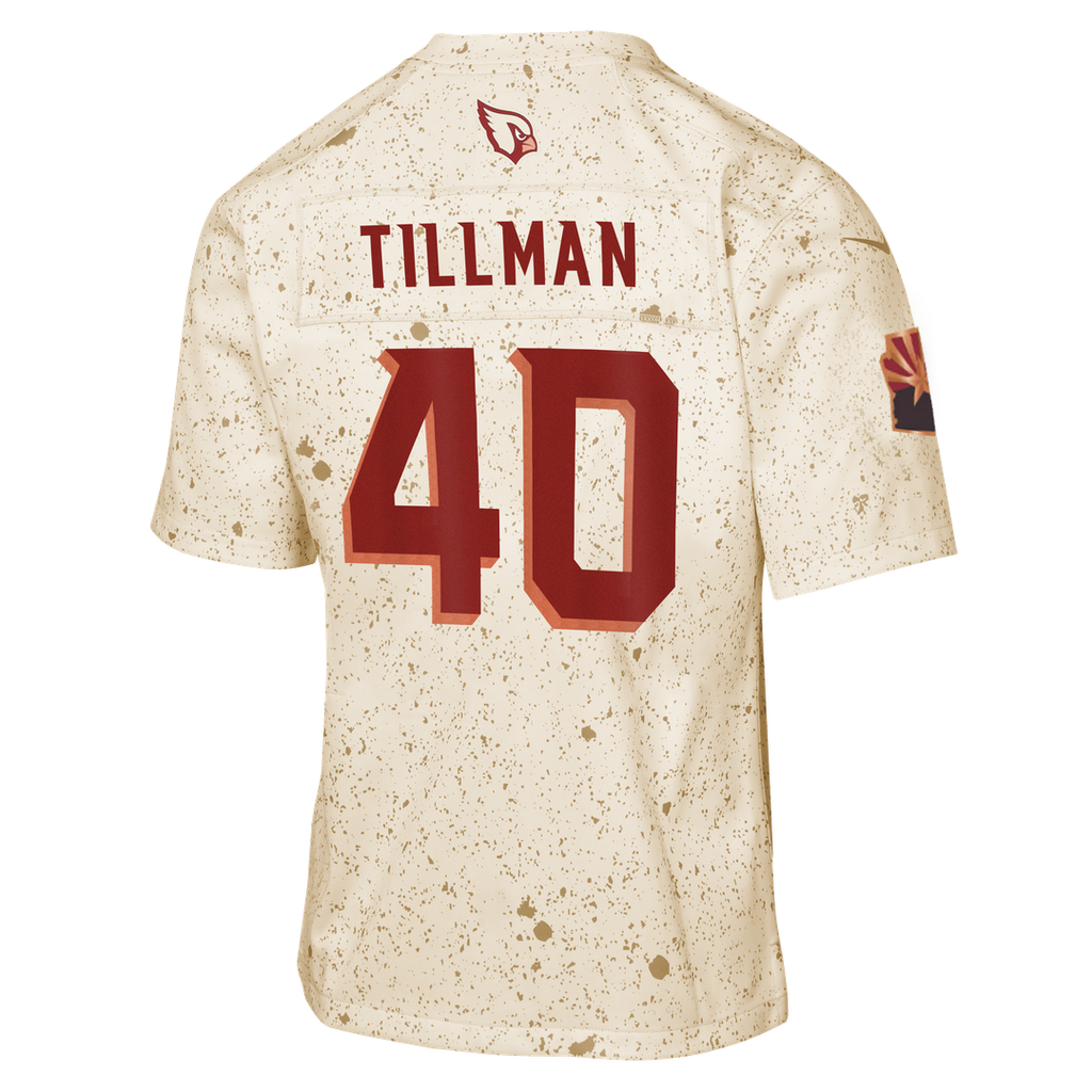 Pat Tillman Arizona Cardinals Youth Rivalries Collection Game Jersey - Natural