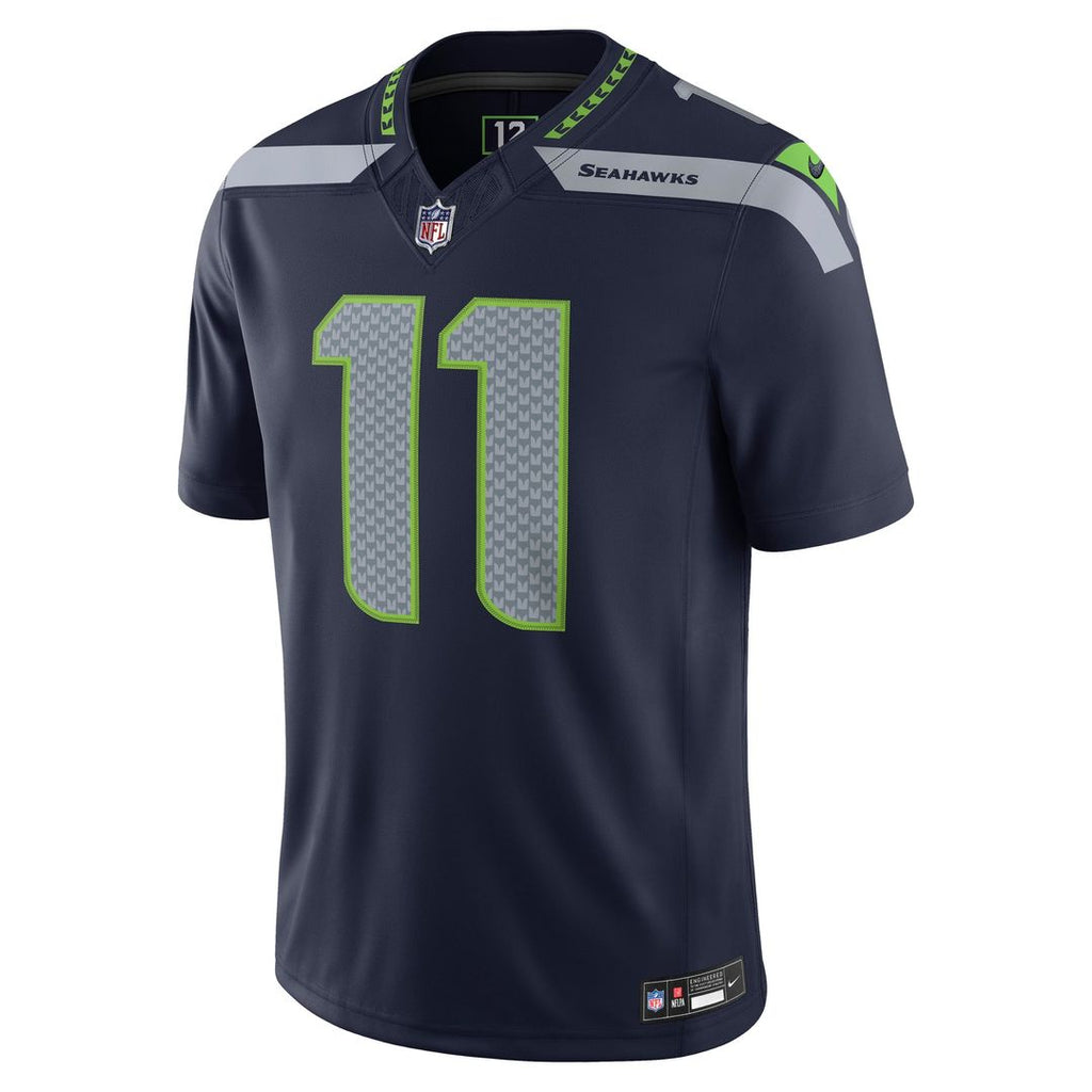 Jaxon Smith - Njigba Seattle Seahawks Team Vapor F.U.S.E. Stitched Limited Jersey - College Navy